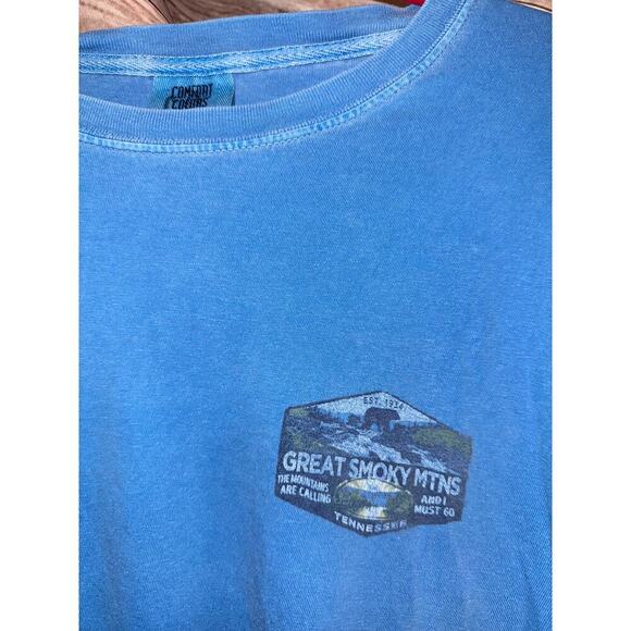 GREAT SMOKEY MOUNTAINS COMFORT COLORS shirts size Medium M - Picture 4 of 4